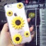 Cute Yellow Sunflower&smiling Face Decorated Transparent Iphone7 Case
