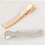 Personlitty Gold Color Comb Shape Decorated Simple Pure Color Hair Clip
