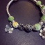 Sweet Green Butterfly&flower Shape Pendant Decorated Simple Bracelet