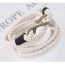 Fashion White Irregular Shape Decorated Multi-layer Color Matching Bracelet