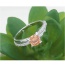 Fashion Champagne Round Shape Diamond Decorated Hollow Out Design Ring