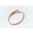Fashion Rose Gold Diamond Decorated Irregular Shape Design Simple Ring