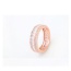 Fashion Rose Gold Full Diamond Decorated Multi-layer Simple Ring