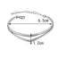 Fashion Multi-color Round Shape Diamond Decorated Hollow Out Design Bracelet