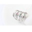 Fashion Multi-color Diamond Decorated Multi-color Design Simple Ring