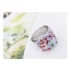 Fashion Multi-color Big Round Diamond Decorated Color Matching Design Ring