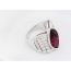 Fashion Purple Oval Shape Diamond Decorated Irregular Shape Design Ring