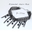 Fashion Black Choker Decorated With Pendants&chains