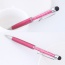 Personalized Plum Red Diamond Decorated Color Matching Simple Memorial Pen