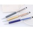 Personalized Sapphire Blue Diamond Decorated Color Matching Simple Memorial Pen