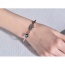 Fashion Champagne+plum Red Eye Shape Decorated Color Matching Simple Bracelet