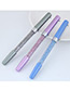 Fashion Purple Macadamn Shape Decorated Simple Gel Pen