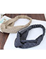 Fashion Beige Stripe Pattern Decorated Simple Wide Hair Band