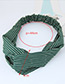 Fashion Green Stripe Pattern Decorated Simple Wide Hair Band