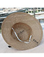 Elegant Beige Bowknot Decorated Pure Color Sunshade Beach Hat