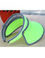 Fashion Green Pure Color Decorated Simple Ultraviolet-proof Cap