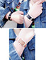 Trendy White Buckle Shape Decorated Color Matching Simple Bracelet