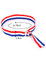 Trendy Mutli-color Circular Ring Shape Decorated Color Matching Necklace
