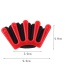 Fashion Red+black Finger Shape Decorated Color Matching Simple Hair Device