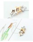 Fashion Gold Color+silver Color Hollow Out Star Pendant Decorated Simple Long Chain Necklace