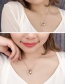 Elegant White Round Shape Decorated Simple Long Chain Earrings