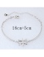 Fashion Silver Color Constellation Shape Decorated Simpe Pure Color Bracelet