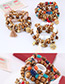 Bohemia Alloy Star & Tassel Decorated Multilayer Bracelet