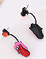 Personality Red Lip Shape Decorated Long Earrings