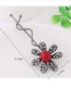 Sweet Silver Color Flower Shape Decorated Simple Hairpin