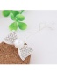 Sweet Silver Color Bowknot Shape Decorated Simple Hairpin