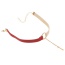 Elegant White+red Metal Round Shape Decorated Color Matching Chocker