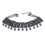 Fashion Black Pure Color Decorated Hollow Out Simple Choker