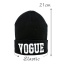 Fashion Gray Vogue Letter Decorated Pure Color Simple Hat