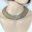 Luxury Blue Multilayer Diamond Decorated Simple Jewelry Sets
