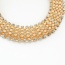 Luxury Gold Color Multilayer Diamond Decorated Simple Jewelry Sets