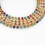 Luxury Multi-color Multilayer Diamond Decorated Simple Jewelry Sets