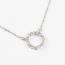 Elegant Silver Color Diamond Decorated The Legend Of The Blue Sea Necklace