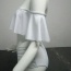 Fashion White Pure Color Decorated Off-the-shoulder Lotus Leaf Hem Design Bikini