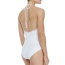 Sexy White Pure Color Decorated Gear Design Off The Shoulder Bikini
