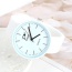 Fashion White Pure Color Decorated Big Dial Design Simple Watch
