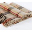 Fashion Beige Color Matching Decorated Tassel Design Simple Scarf