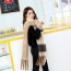Fashion Coffee Long Tassel Pendant Decorated Color Matching Simple Thick Scarf