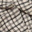 Fashion Beige Grid Pattern Decorated Tassel Design Simple Soft Shawl