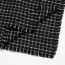 Fashion Black Grid Pattern Decorated Tassel Design Simple Soft Shawl