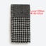 Fashion Black+white Plover Pattern Decorated Double Sides Patchwork Design Shawl