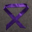 Fashion Purple Pure Color Decorated Simple Bag Strip &scarf