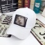 Fashion White Human Face Pattern Decorated Simple Baseball Hat