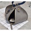 Personality Gray Pure Color Decorated Irregularity Shape Design Bag