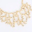 Elegant Gold Color Hollow Out Branch Shape Pendant Decorated Simple Necklace