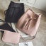 Elegant Pink Double Tassel Pendant Decorated Pure Color Shoulder Bag(2pcs)